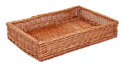 Auslagekorb / braun / T 40cm x B 60cm x H 11cm