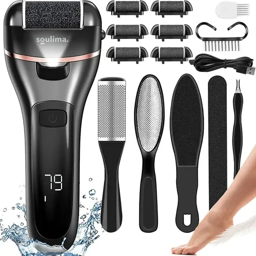 Elektrische Hornhautentferner Fußfräse 6 Rollen