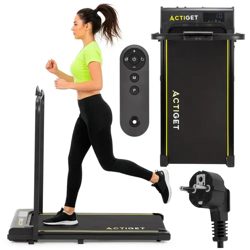 ACTIGET Elektrisches Laufband bis 6 km/h – Leises Heimtraining