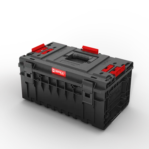 Qbrick System ONE 350 2.0 Vario Werkzeugkoffer - Stapelbarer Werkzeugkoffer mit IP66 Schutz, ideal für Handwerker und Profis, bietet Platz für 38 l Werkzeug und Zubehör.