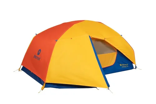 Marmot Limelight 2P Zelt - Komfortabel und funktional für Camping - Zelt für 2 Personen, mit vorgebogener Konstruktion für mehr Kopffreiheit und Stauraum. Schneller Aufbau dank farbcodierter Clips, ideal für Abenteuer in der Natur.