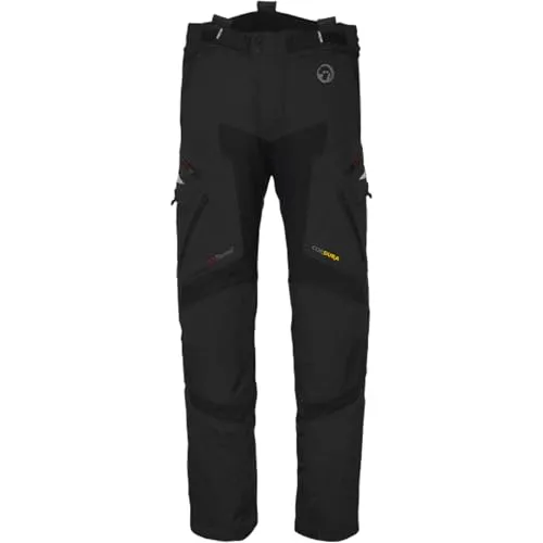 Büse Gravel XR Textilhose Schwarz 56 - Motorradhosen: Wasserdicht, winddicht und atmungsaktiv mit entnehmbarer Innenhose und YF® Level-2 Protektoren für optimalen Schutz und Komfort.
