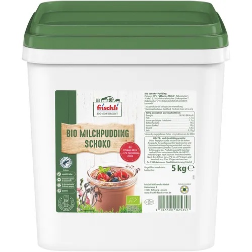 Frischli BIO Milchpudding Schoko schmeck wie selbstgemacht 5000g