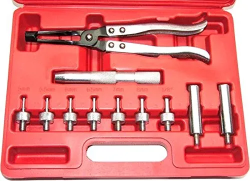 GEKO Ventilschaftdichtung 11tlg. - Multifunktionale Ventildichtungszange - Werkzeugset für den einfachen Aus- und Einbau von Ventildichtungen in Verbrennungsmotoren. Ergonomisches Design und hochwertige Materialien sorgen für effizientes Arbeiten und hohen Komfort.