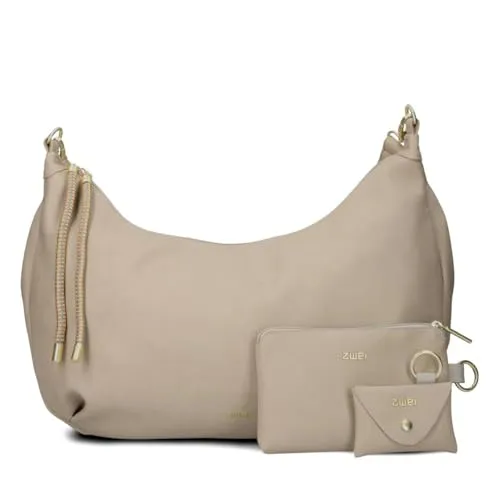Zwei Handtasche Lola LO140 - Elegante Hobo Bag - Modische Handtasche aus robustem, weichem Polyurethan mit verstellbarem Gurt und praktischen Innenfächern. Ideal für den täglichen Gebrauch und kombiniert Stil mit Funktionalität.