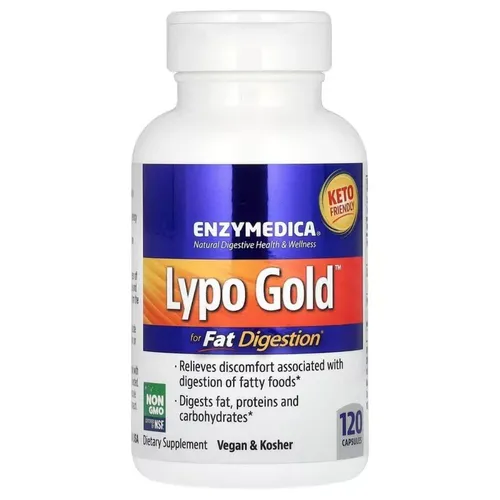 Enzymedica Lypo Gold, Verdauungsenzyme - 120 Kapseln