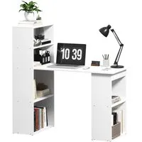 HOMCOM Schreibtisch Küchentisch mit Regal