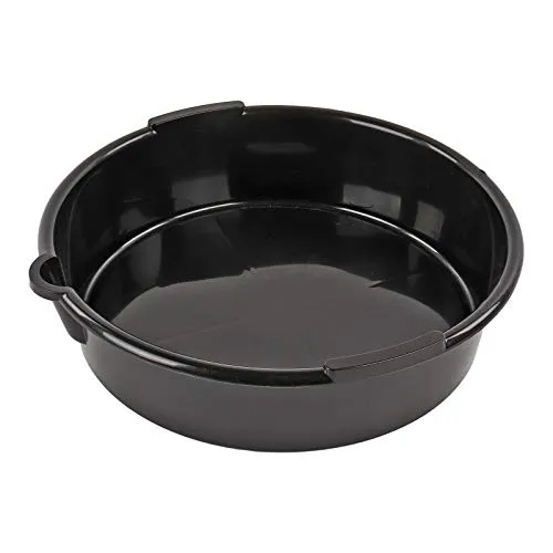 Ölauffangwanne 8 Liter schwarz Kunststoff mit Ausgießer für Motorrad, ATV, Auto