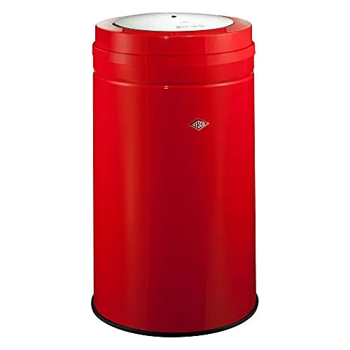 Wesco Big Swing Abfallsammler 120L in Rot in rot von Wesco