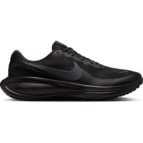 Nike Revolution 8 - Schwarz, leichter Laufschuh - Vielseitiger Laufschuh mit gepolsterter Mittelsohle für optimalen Komfort und Stabilität. Atmungsaktives Obermaterial und flexible Außensohle sorgen für sicheren Halt und angenehme Passform – ideal für Training und Freizeit.