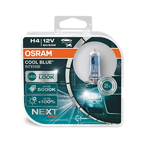 2x H4 OSRAM Cool Blue INTENSE Halogenlampen 5000K von Osram