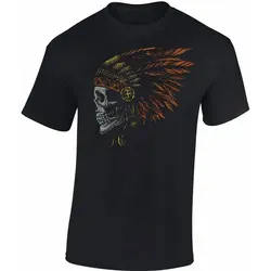 Baddery Print-Shirt Biker Tshirt: 