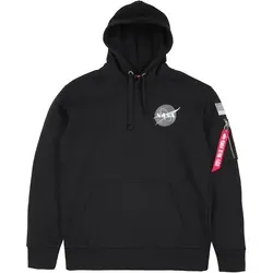 Alpha Industries Space Shuttle Hoodie, schwarz, Größe M von Alpha Industries