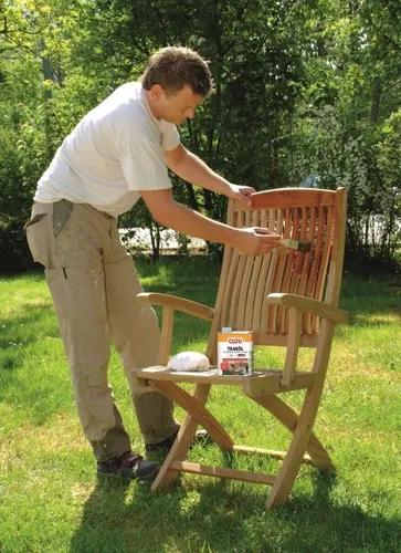 Clou Teak-Öl Holzöl 2,50 l - Hochwertiger Schutz für Ihr Holz - Holzöl zur Pflege und Versiegelung, ideal für Teak- und andere Hölzer, sorgt für langanhaltenden Schutz und eine ansprechende Optik.