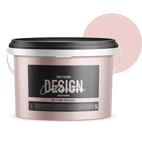 Produktbild Craft Colors®️ Nute Pastellrosa Wandfarbe 5 L