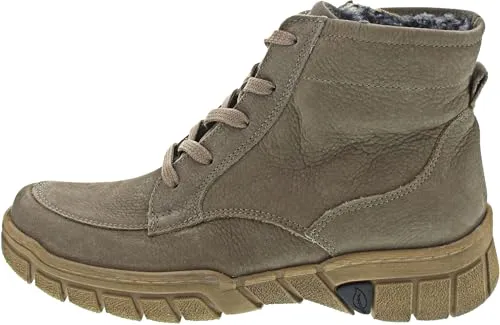 Waldläufer Damen Sportliche Stiefelette H-Lumi 904801 165 Grau - Wanderschuhe mit warm gefüttertem Innenmaterial und bequemer Weite, ideal für Freizeitaktivitäten und lange Spaziergänge.