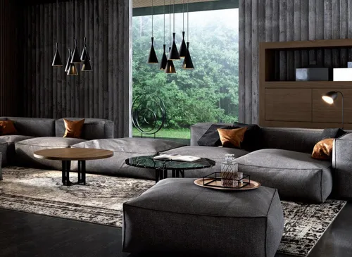 Xlmoebel Polstergarnitur Luxus Sofa mit hochwertiger Stoffpolsterung für elegantes Wohnen, (Sofa), Hergestellt in Europa