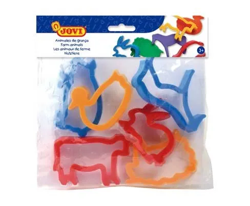 Haustiere Formen für Kunststoff 6pcs.