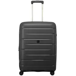 RONCATO Koffer Modo by Starlight 3.0 - 66 cm Trolley in Schwarz - Eleganter 4-Rollen-Trolley mit erweiterbarem Volumen von 128 Litern, ideal für stilvolle Reisende, die Komfort und Funktionalität schätzen.