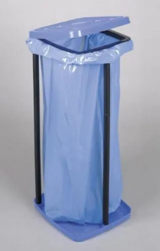 axentia Müllsackständer Müllsackständer mit Deckel, bis ca. 60 Liter, farbig sortiert