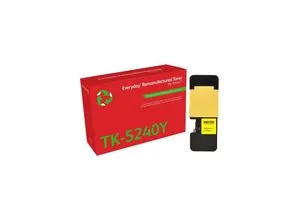 Xerox Everyday Alternativtoner TK-5240Y - Gelb - Toner für Kyocera ECOSYS M5526cdn, M5526cdw, P5026cdn, P5026cdw, bietet eine hohe Reichweite von ca. 3.000 Seiten für kosteneffizientes Drucken.