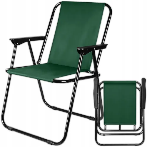 KRUMAD Campingstuhl Faltbar - Stabiler Anglerstuhl bis 100 kg - Camping-Möbel für Outdoor-Enthusiasten, klappbar und bequem, ideal für Angeln oder Garten mit robustem Polyesterbezug.