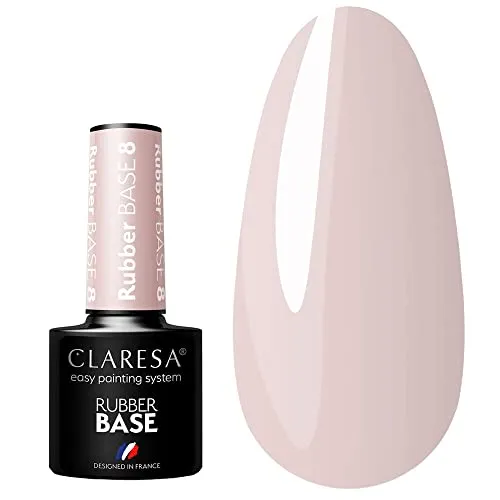 Claresa BASE RUBBER 8 Pastell Beige 5g