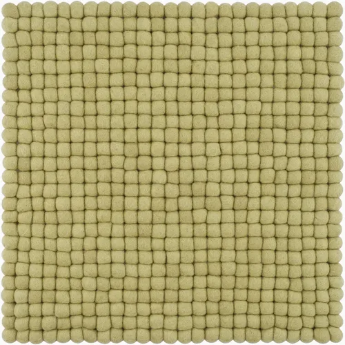 myfelt Stuhlkissen Filzkugel Sitzauflage eckig - 36 x 36 cm, beidseitig verwendbar, 100% Schurwolle
