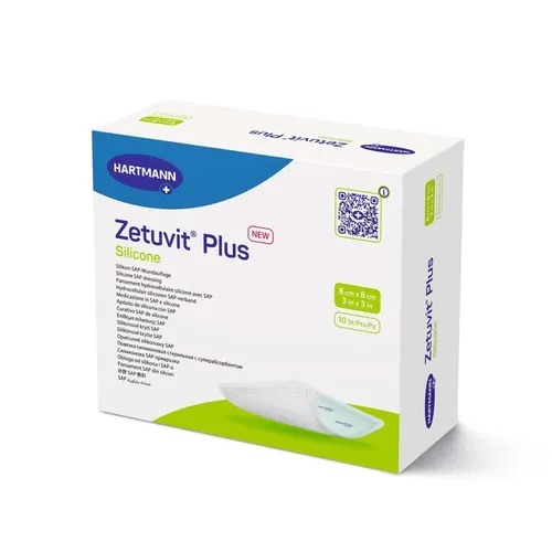 Hartmann Zetuvit® Plus Silicone Wundauflage 8x8 cm