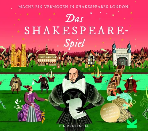 Adam Simpson | Das Shakespeare-Spiel | Brettspiel für Sprachliebhaber - Gesellschaftsspiel von Adam Simpson, erschienen 2022. Perfekt für Raterunden und strategisches Denken – ideal für Spieleabende mit Freunden!