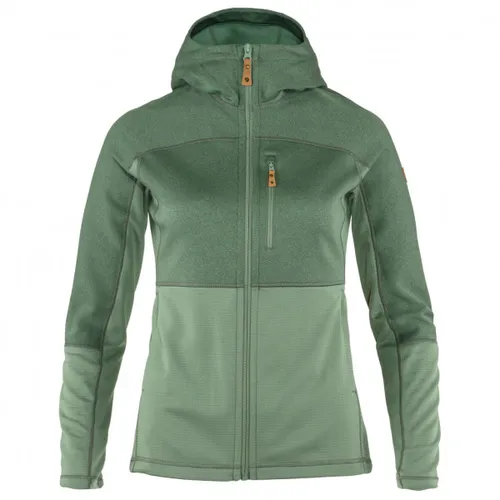 Fjällräven Damen Abisko Trail Fleece W - Bequemer Hoodie für aktive Frauen - Funktionsjacke aus recyceltem Polyester, leicht und schnell trocknend, mit optimaler Funktionalität und Komprimierbarkeit für Outdoor-Abenteuer.