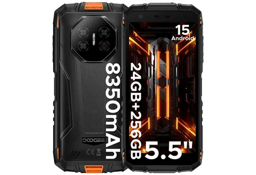 DOOGEE Fire 3 Ultra Rugged-Smartphone - Robustes 5,5-Zoll-Smartphone mit 256 GB Speicher, ideal für anspruchsvolle Nutzer. Ausgestattet mit einer 20 MP Nachtsichtkamera und IP68/IP69K Schutz für extreme Bedingungen.