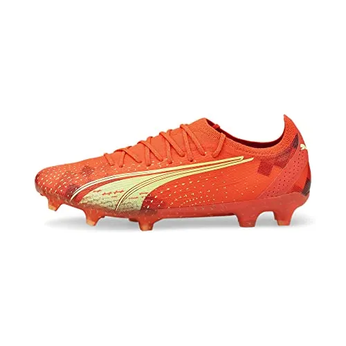 Puma ULTRA ULTIMATE FG/AG - rot - Fußballschuhe mit leichtem ULTRAWEAVE-Obermaterial und innovativer Sohle für maximale Geschwindigkeit und Agilität auf dem Platz.