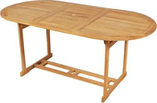 vidaXL 9-tlg. Garten-Essgruppe aus massivem Teakholz - Gartenmöbel-Set mit 8 verstellbaren Klappstühlen und Tisch mit Sonnenschirmloch, aus langlebigem und witterungsbeständigem Teakholz für gemütliche Stunden im Freien.
