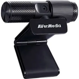 AverMedia PW313D Webcam mit Autofokus - Webcam mit DualCam-Funktion: 2K30fps und Full HD 1080p für klare Videokonferenzen; ideal für Home Office und Online-Unterricht, inklusive KI-Geräuschreduzierung für besten Klang.