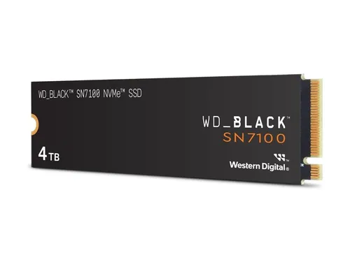 WD Black SN7100 4000 GB M.2 2280 - Hochleistungs-Festplatte mit 4000 GB, ideal für Gaming und kreative Anwendungen mit schneller NVMe-Technologie.