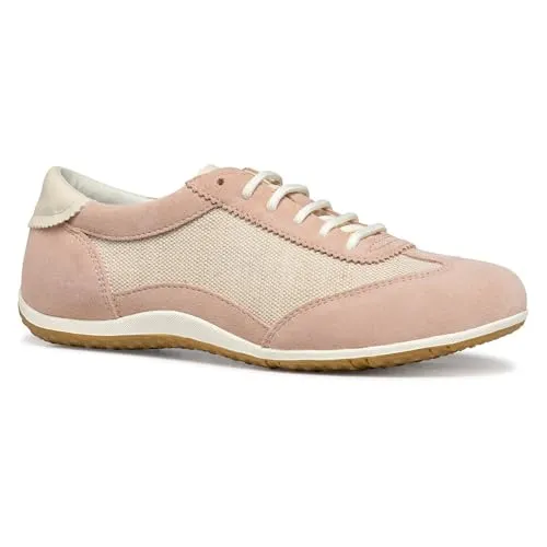 Geox Damen D Vega A Sneaker in Lt Taupe/Nude, 41 EU - Damen-Sneaker mit atmungsaktiver Technologie für optimalen Tragekomfort den ganzen Tag.