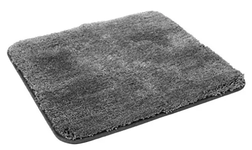 Kinzler J-10003/100 anthrazit Badematte, Mikrofaser, 50x55 cm ohne Ausschnitt