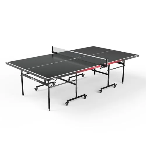 JOOLA Tischtennisplatte Nova 100A – Wetterfeste Outdoor Tischtennisplatte - Ideal für Garten, Terrasse oder Hof – klappbar, höhenverstellbar und mit Aluminium-Verbund-Oberfläche für optimalen Spielspaß und hohe Langlebigkeit.
