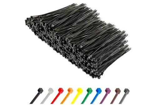 Kabelbinder 1000 Stück Schwarz 150 mm x 3,6 mm – Hohe Zugfestigkeit - Kabelbinder 1000 Stück in Schwarz, 150 mm x 3,6 mm, ideal für DIY-Projekte und Büroorganisation. Mit einer Zugfestigkeit von 18,2 kg bieten sie zuverlässigen Halt und sind UV-beständig für Innen- und Außenanwendungen.