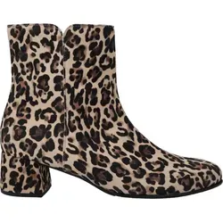 Gabor Stiefelette Leder, Damen, Gr. 40, braun (leopard) in beige von Gabor