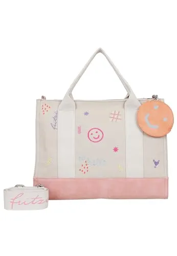 Fritzi aus Preussen Damen Tote Bag Embro Fun Shopper in beige von Fritzi aus Preußen