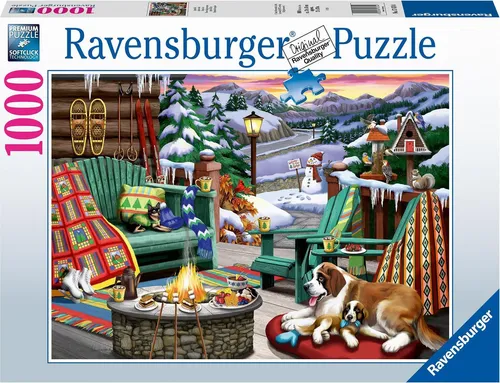 Ravensburger Apres All Day Puzzle 1000 Teile - Winterwunderland mit Softclick-Technologie, ideal für entspannende Stunden und unvergessliche Momente