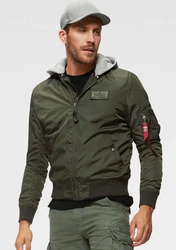 Alpha Industries MA-1 TT Two Tone Hood Bomberjacke - Funktionsjacken mit abnehmbarer Kapuze, Slim-Fit-Passform und vielseitigen Taschen für optimalen Stauraum und modernen Style.