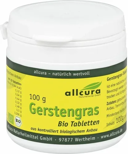 GERSTENGRAS TABLETTEN Bio 250 St
