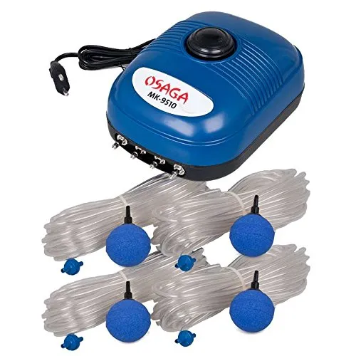 Osaga MK-Serie Teich- und Aquariumbelüfter Set MK-9510