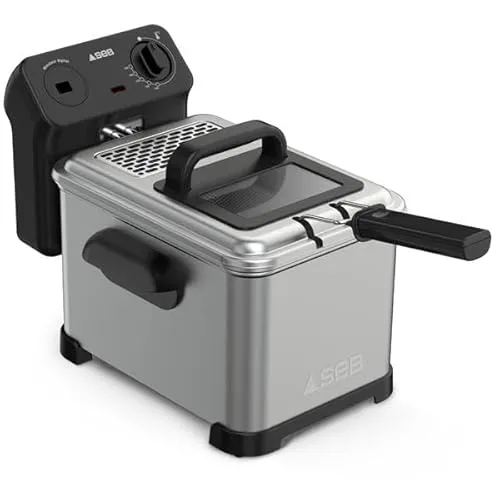 Seb Friteuse 4l 2400W Edelstahl/Schwarz FR506D00