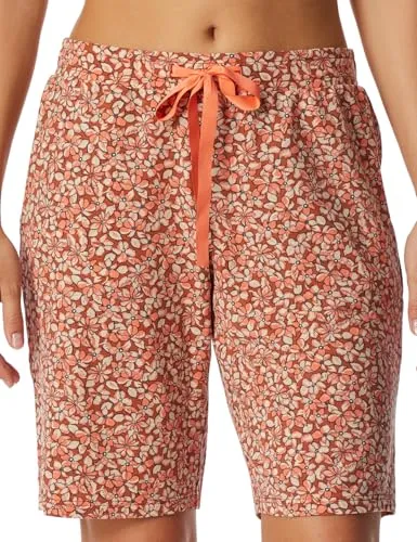 Schiesser Damen Schlafhose kurz - Multicolor Webhose-Mix + Relax Pyjamaunterteil - Schlafanzughosen für Damen, aus der beliebten Mix+Relax Serie, mit breitem, elastischem Bund und praktischen Seitentaschen für hohen Tragekomfort.