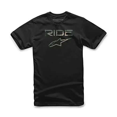 Alpinestars Herren Kurzarm-Logo T-Shirt moderner Schnitt, Black, S, 1119-72006