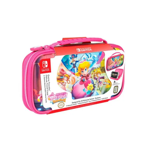 BIGBEN Travel Case Princess Peach Showtime PPST100 - Taschen & Schutzhüllen, stylische Schutzhülle für Nintendo Switch mit einzigartigem Princess Peach Design.